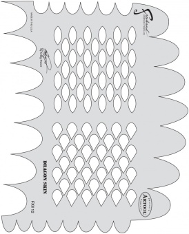 Трафарет Artool FXII DRAGON SKIN (FXII 12SP)