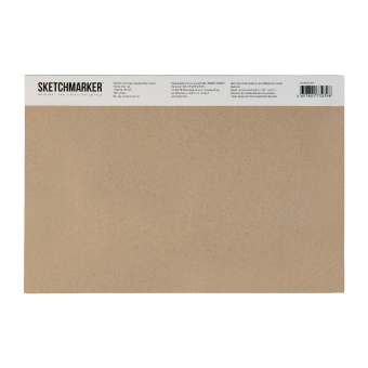 Sketchmarker Бумага для акварели 300 г/м. кв, 21*31 см, 10 л, хлопок среднее зерно, склейка по 4 сторонам