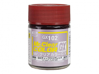 Mr. Hobby Mr. Color Лак эмалевый глянцевый Deep Clear Red, 18 мл