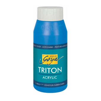 Краска акриловая Solo Goya Triton 750 мл, синий стойкий