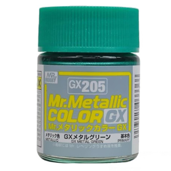 Mr. Hobby Краска 18 мл Metal Green