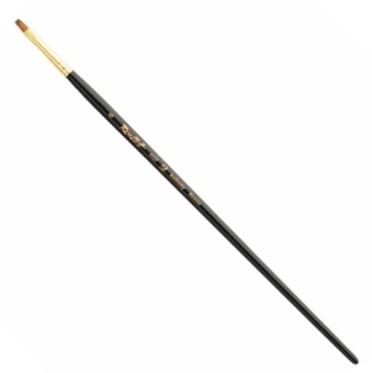 Кисть Roubloff серии 1127 №6, колонок, плоская, длинная ручка