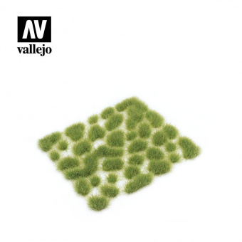 Vallejo Scenery Wild Tuft Light Green Имитация светлая трава, дикий пучок, высота 6 мм