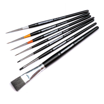 Набор кистей Miniwarpaint "Для масштабного моделизма" в пакете (7 шт.)