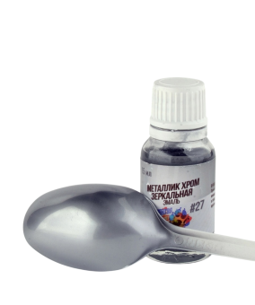 Хася Моделист Эмаль металлик хром зеркальный, 15 мл